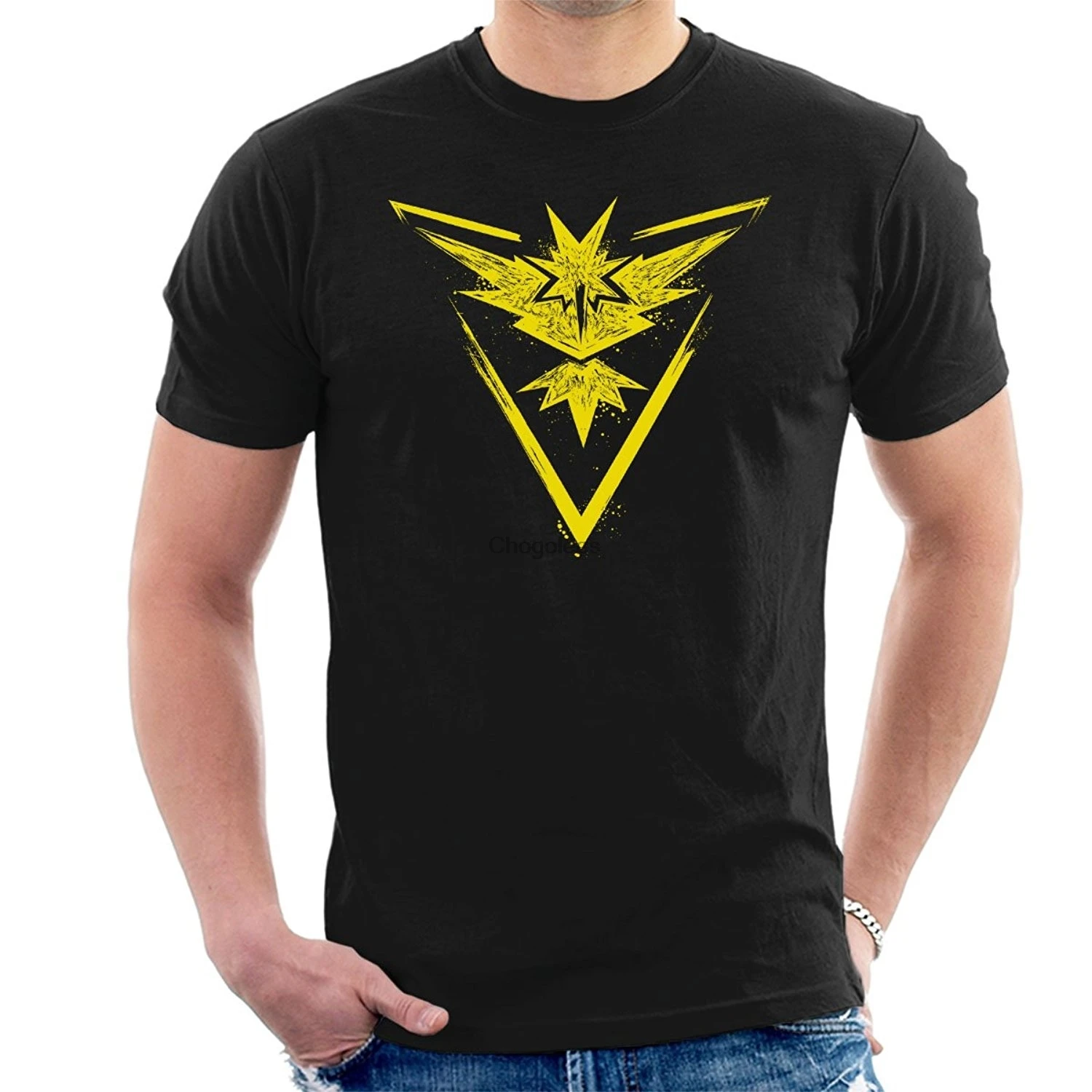 Fashion Men's T-Shirt Zapdos Instinct Cotton Mens Funny Tshirts |