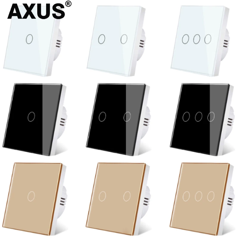 Сенсорный выключатель AXUS EU Светодиодная панель для задней панели настенный