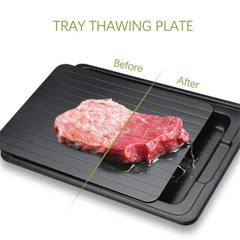 

Fast Defrosting Tray with Cleaner Frozened Meat Defrost Food Thawing Plate Board Kitchen Tool