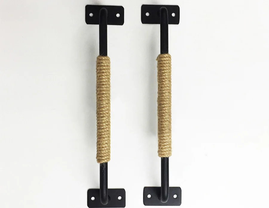 Simples retro cânhamo corda botão criativo, armário,