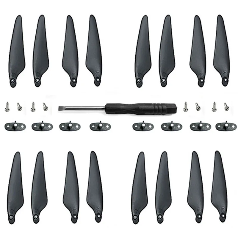 sea jump Accessories 8PCS Propeller for Hubsan Zino H117S Aerial Four-axis Aircraft Accessories RC Drone Positive Reversal Paddle,Red