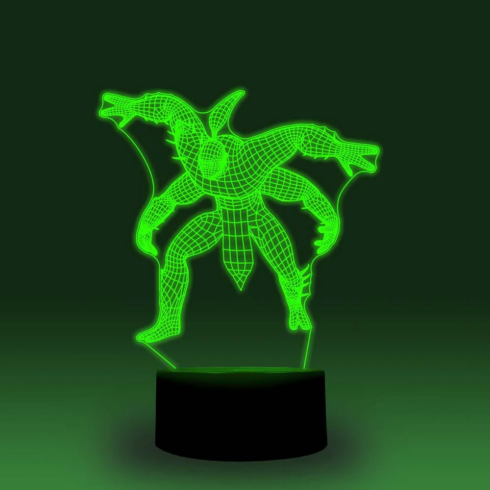 NiteApps 3D Goro статуя mmoral Combat ночник настольная Иллюзия украшение лампа подарок на день рождения приложение/сенсорное управление