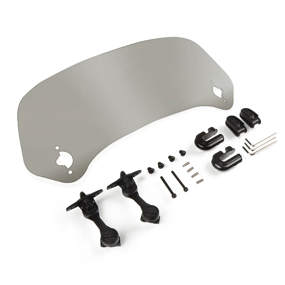  Wind Deflector motorcycle Universal Windshield Risen Adjustable Motobike Windscreens For BMW Honda 