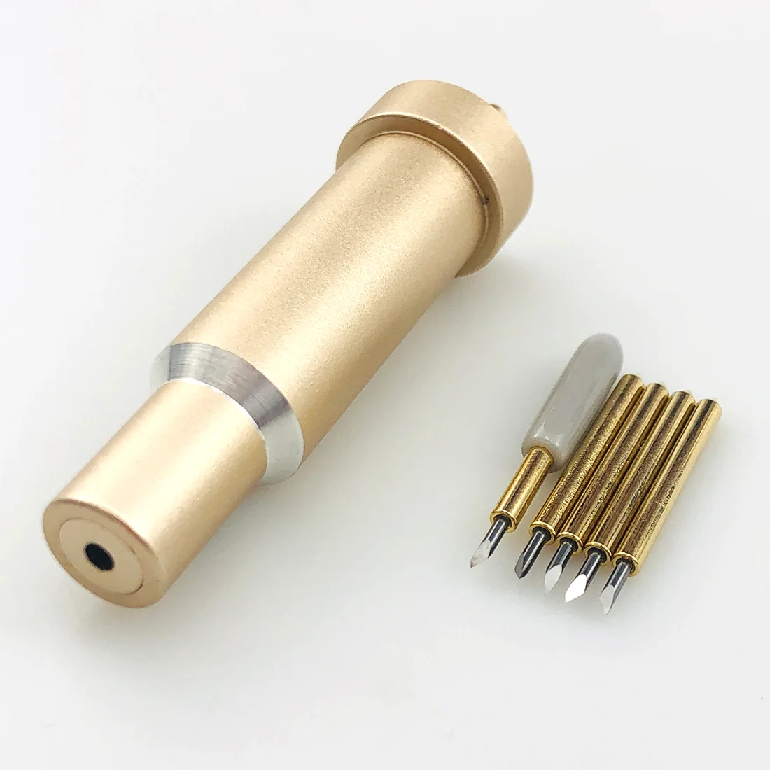 5pcs Dia 2mm Standard Premium Fine Point Vinyl Cutter Plotter Blade Knive for Explore One Explore Air + 1pc Blade Holder