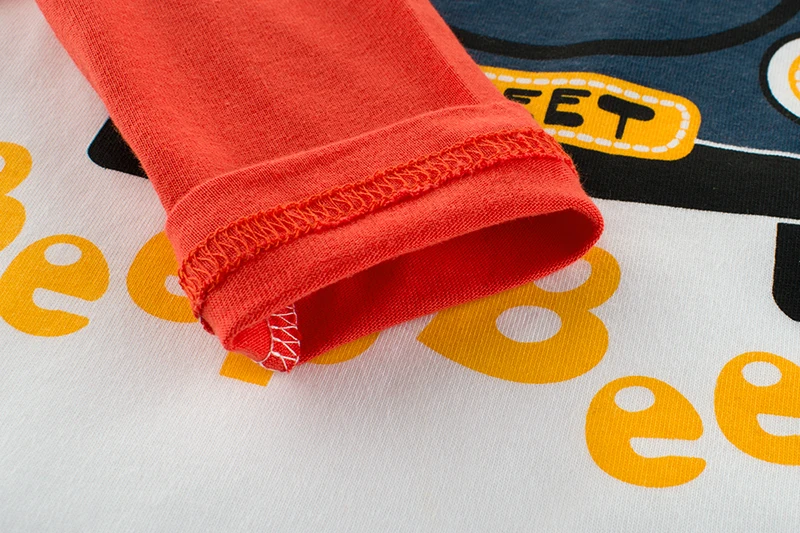 Футболки Осенняя хлопковая футболка в полоску с длинными рукавами и рисунком машины для маленьких мальчиков, детские топы с рисунком, футболки с круглым вырезом для малышей