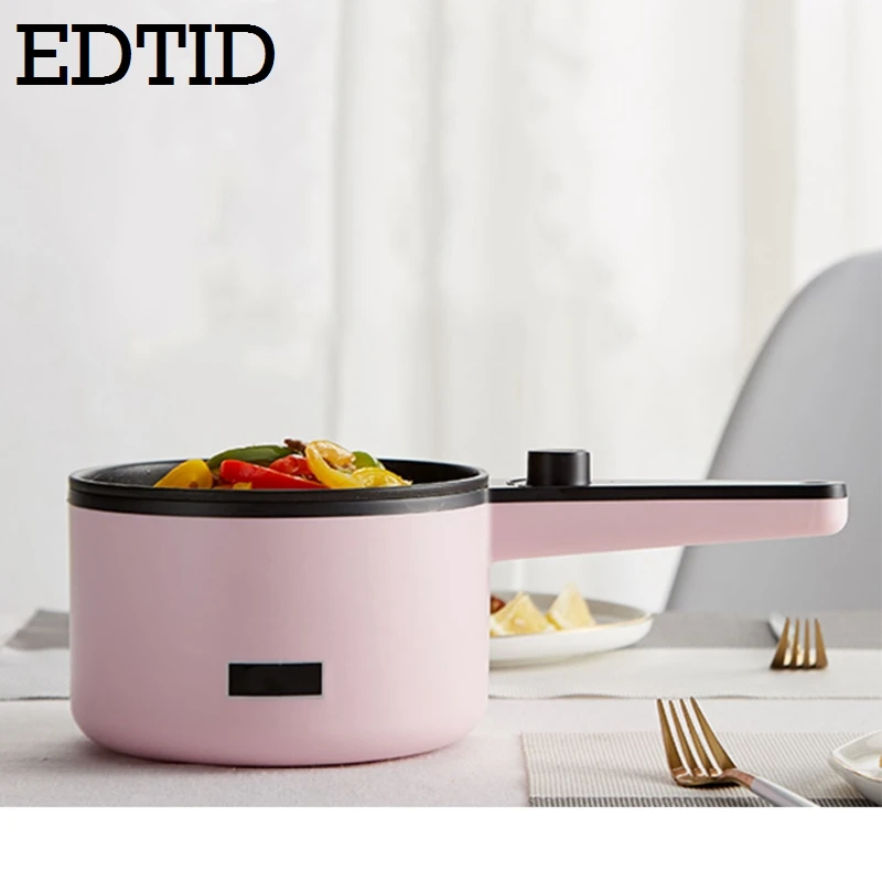 Многофункциональная электрическая плита EDTID мини кастрюля с антипригарным