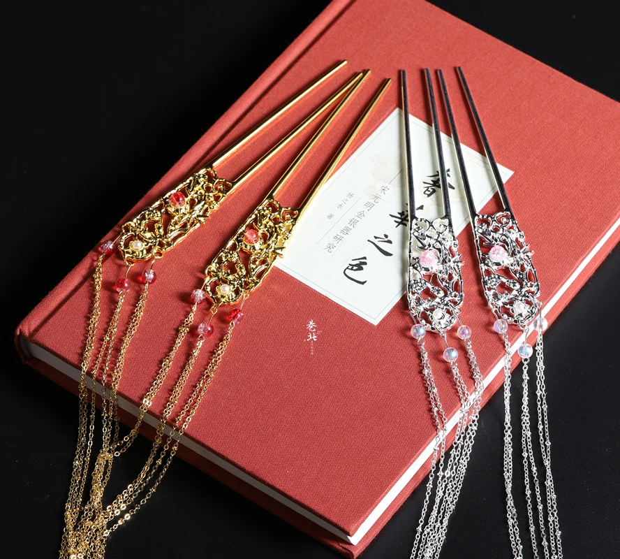 Hanfu Hair палочка шпилька для волос Step Shake Girls Super волшебный древний style accessories Wild Kanzashi