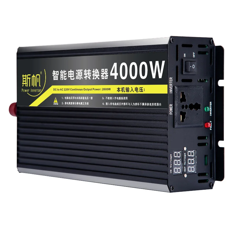 Высокой мощности инвертор 12V24V48V60V до 220V 1500W 1600W 2200W 3000W 4000W 5000W 6000W фары для