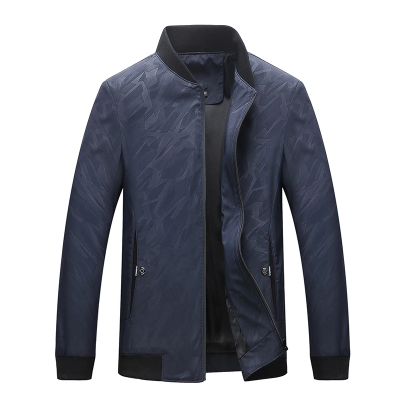 

2019 new middle-aged men's spring jacket casual thin jacket business casual fashion wild jacket male JG 9012