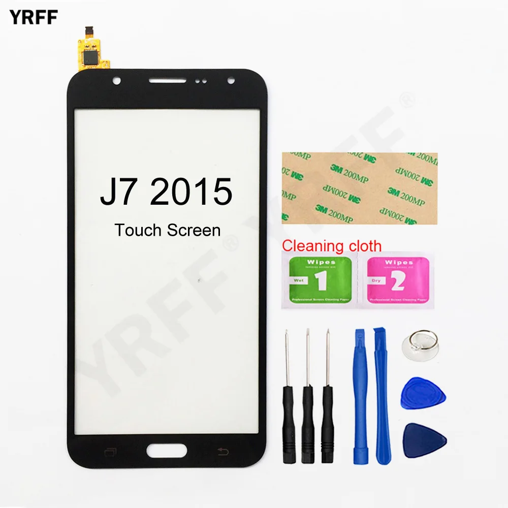 

Mobile Phone Screen Panel For Samsung Galaxy J7 2015 J700 Touch Screen Digitizer Sensor Touch Glass Lens Panel Assembly Parts