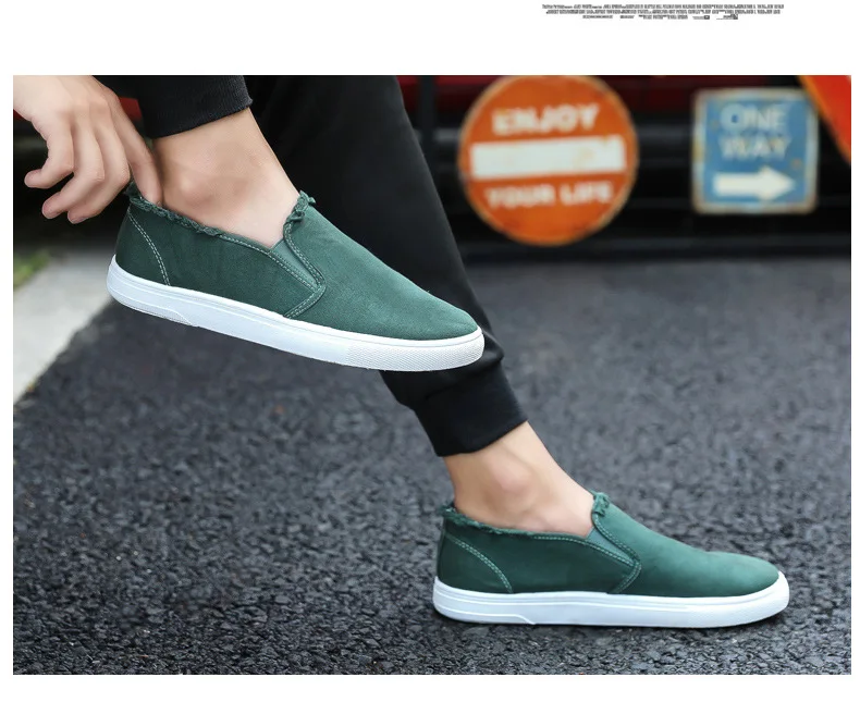 slip on men flats fashion shoes