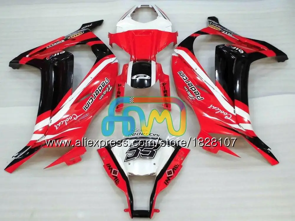 Инъекции для KAWASAKI ZX1000 ZX 10R 1000CC 18BS. 70 ZX-10R ZX10R, возрастом 11, 12, 13, 14, 15, 2011 2012 2013 Обтекатели белого и черного цвета - Цвет: No. 28
