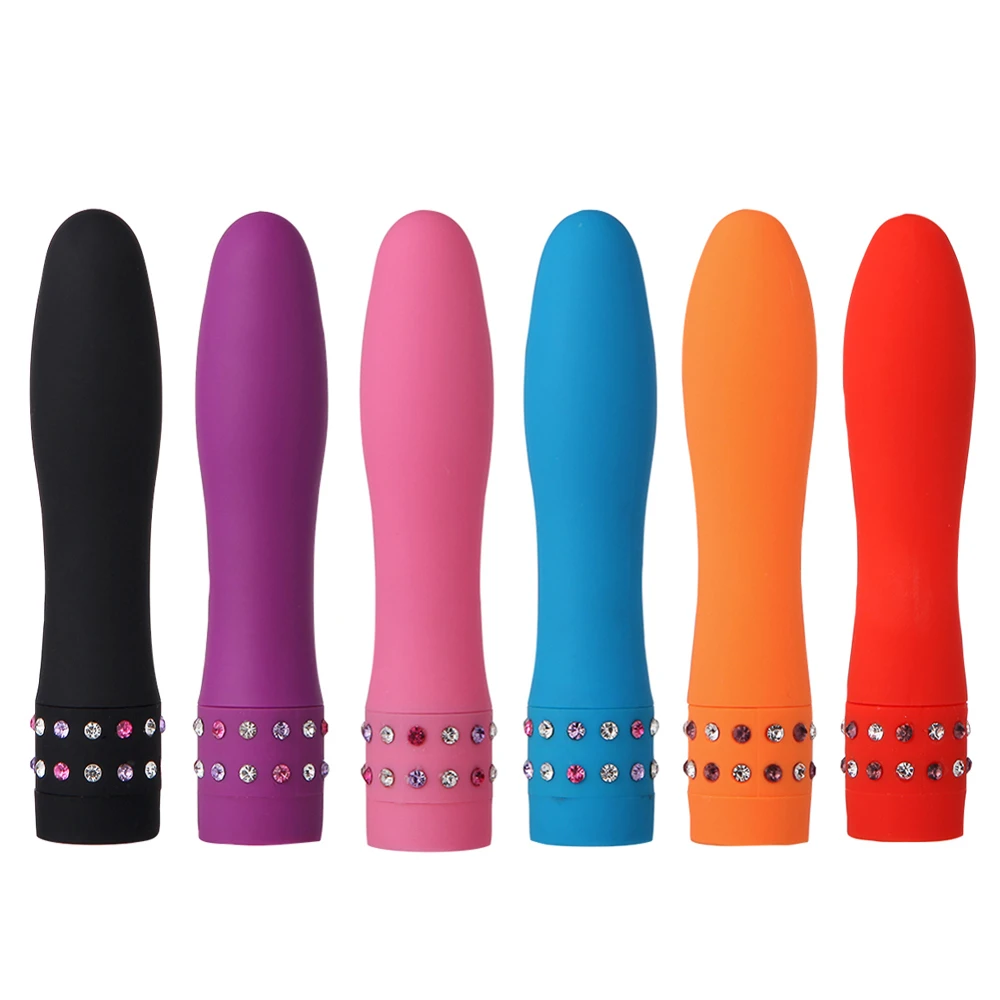 Алмазная мини-пуля вибратор G-Spot Массаж волшебная палочка Мути-скоростной
