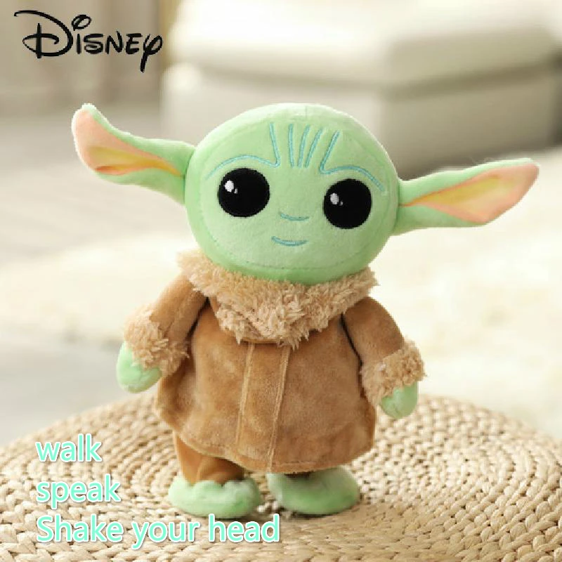 Детская электрическая игрушка Disney Yoda из Звездных Войн мягкая плюшевая