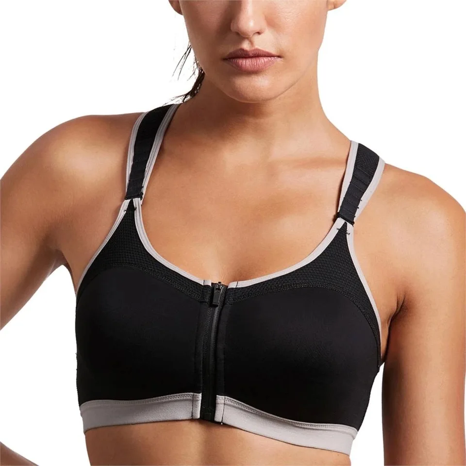 

Women's Front Closure Wirefree Workout Sports Bra Without Pads 32 34 36 38 B C D DD E