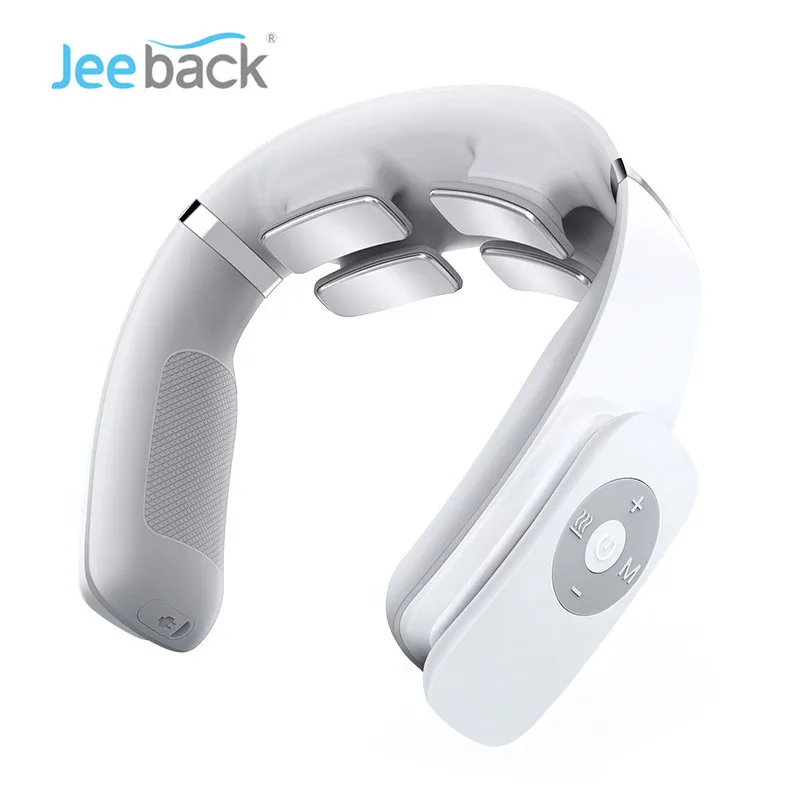 Беспроводной массажер для шеи Jeeback G3 Электрический TENS Pulse 4 головки вибратор