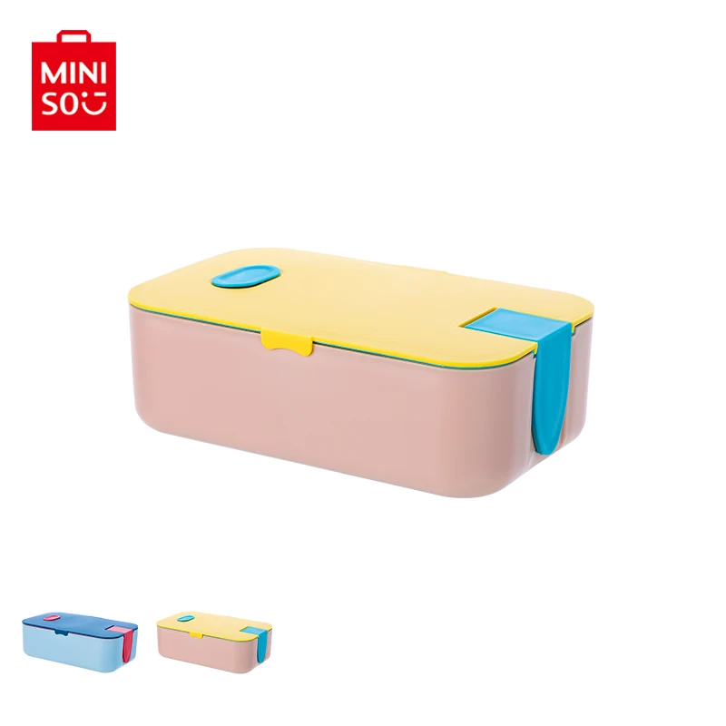 Miniso Lunch Box 800ml Nordic Style Bento Box For Microwave With