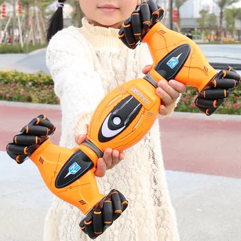 

funny rc cars drift twisted remote control car stunt gesture sensing toy double-side driving car kids learning toys for children