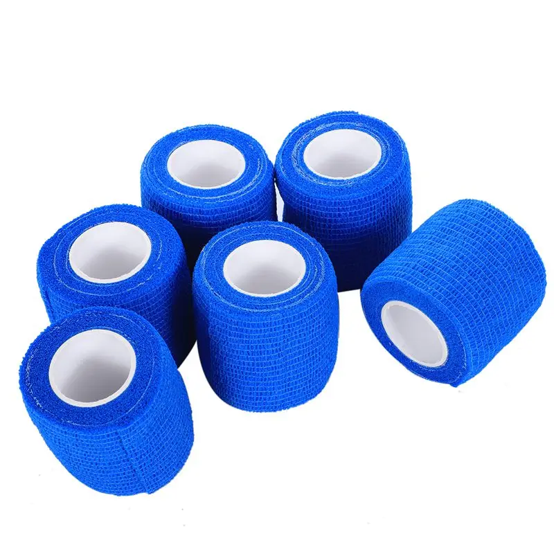 

6 PCS First Aid Medical Self-Adhesive Elastic Bandage Gauze Tape (5cm)