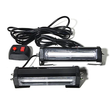 

COB 36W lED Emergency Light Car Truck Front Grille Led Strobe Warning Light Bar Fireman Police Work Flashing Fog Light