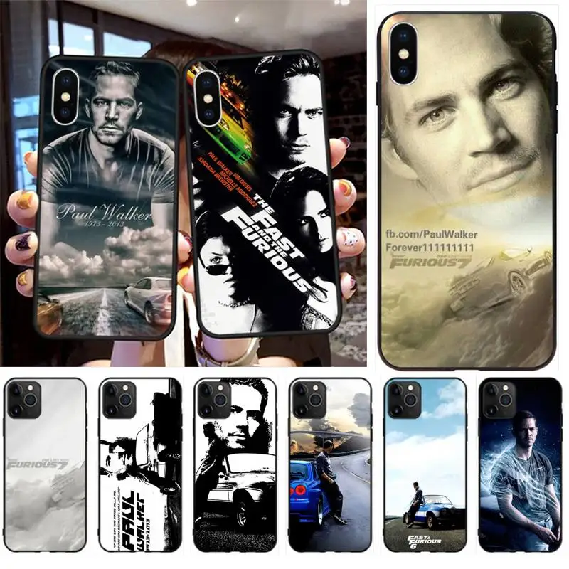 Роскошный Уникальный чехол для телефона KPUSAGRT paul walker fast furious iPhone 11 pro XS MAX 8 7 6 6S Plus X 5S