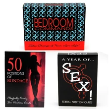 Jeux de cartes sexuels pour adultes, pour couples, avec un an de sexe Possible, commandes de chambre