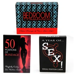 Posições sexuais possíveis jogando um ano de sexo para adultos sexy jogos de cartas de jogo para casal sexo cartões quarto comandos