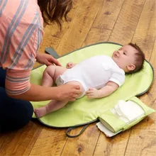 Tapis à langer Portable étanche pour bébé, Kit de Station à langer de voyage, produits de soins, accroche la poussette