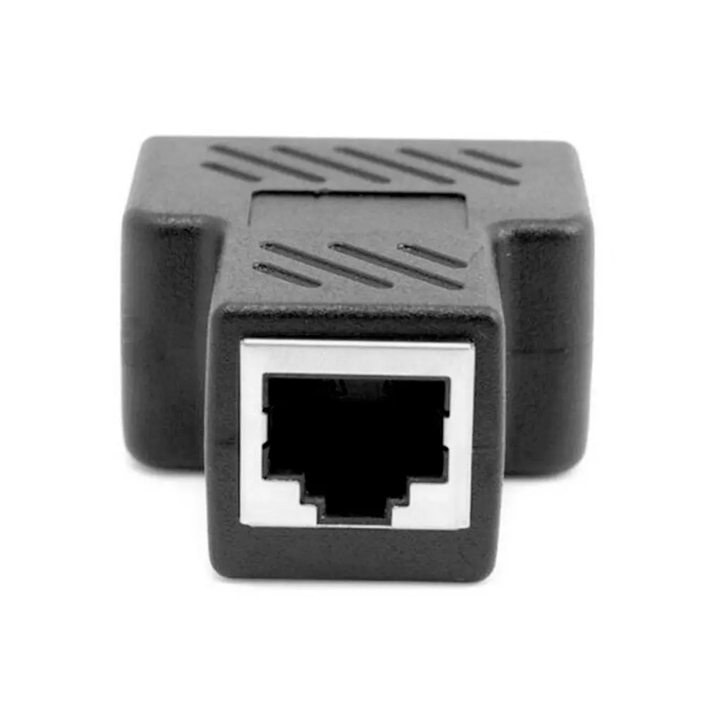 Практичный RJ45 Сплиттер Адаптер 1-2 способа двойной женский порт CAT5/6 LAN Ethernet кабель высокая производительность