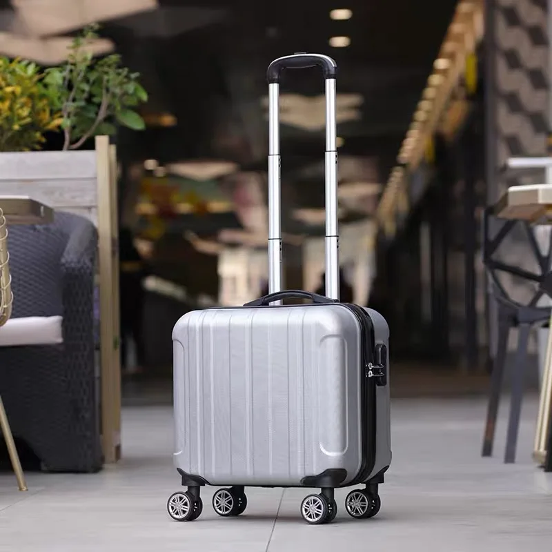 18 inch Travel suitcase silver