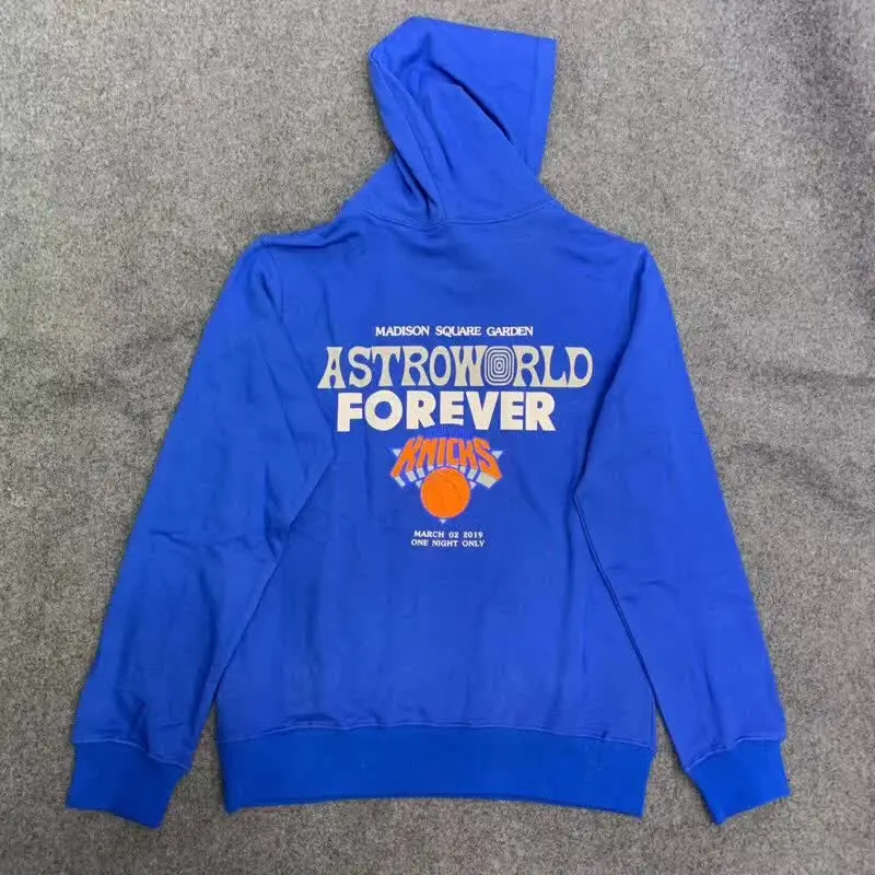 Толстовка Astroworld с капюшоном, серия Astroworld NEW YORK KNICKS, толстовка с изображением Трэвиса Скотта,, высококачественные хлопковые толстовки с изображением астромира, NYC