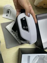 DIOZO-masajeador de ojos por presión de aire, mascarilla con vibración, compresa caliente para ojos, Bluetooth, música, alivio de fatiga, relajante, recargable