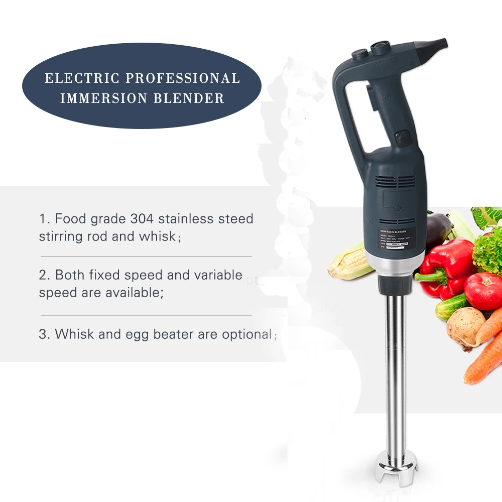 ITOP 500W Power Immersion Blender Food Processors Commercial Heavy Duty Handheld Blender Smoothie Mixer 220V Ship From Germany