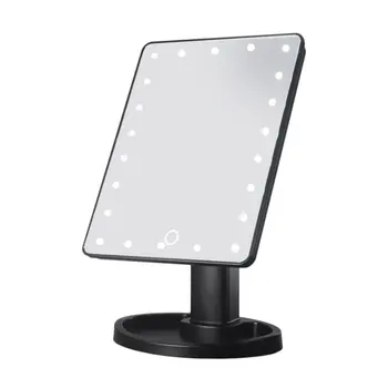 

22 LED Magnifying Mirror led light Vanity mirror maquillage miroir Beauty makeup mirror lights 360 rotation Led mirror cosmetic