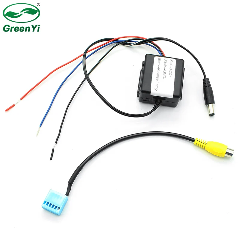 2in1 Car Rear View Camera Power Delay Timer Relay, Filter Rectifier
