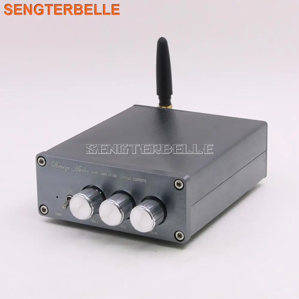 TPA3116 HiFi Class D amplifier 100W+100W CSR8675 Bluetooth 5.0 Digital Amplifier Audio With PCM5102A Decoder Supporting APTX HD |