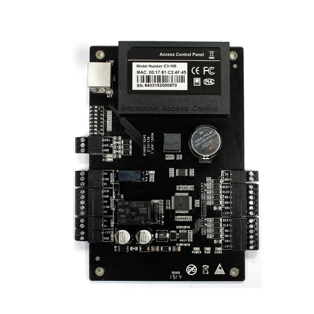 4pc KR100E reader C3 kit RS485 Communication TCP/IP IP-based Advanced 4 door Access Control Wiegand 26 Door Access Control Panel 4
