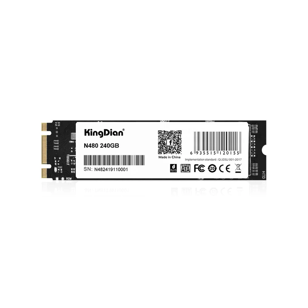 KingDian M.2 SATA 2280 NGFF SSD 120 ГБ 240 512 1 ТБ Внутренний твердотельный накопитель для