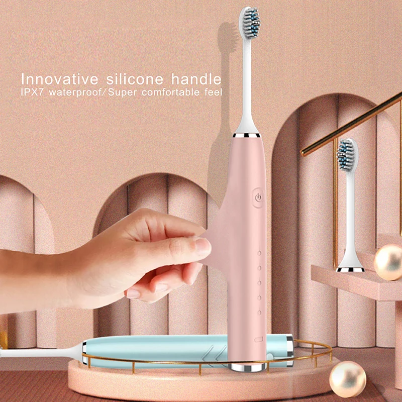 xiaomitoo Toothbrush Electric Rechargable Sonic Whitening Waterproof Teeth Brush Adult Oral Health Ultrason Electric Toothbrush xiaomitoo Toothbrush Electric Rechargable Sonic Whitening Waterproof Teeth Brush Adult Oral Health Ultrason Electric Toothbrush