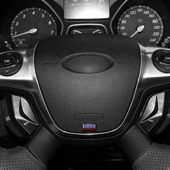

50PCS For Ford mk2 mk3 mk4 mk5 mk7 fiesta FOCUS 2 3 4 5 fusion car Epoxy decorative sticker car interior steering wheel sticker