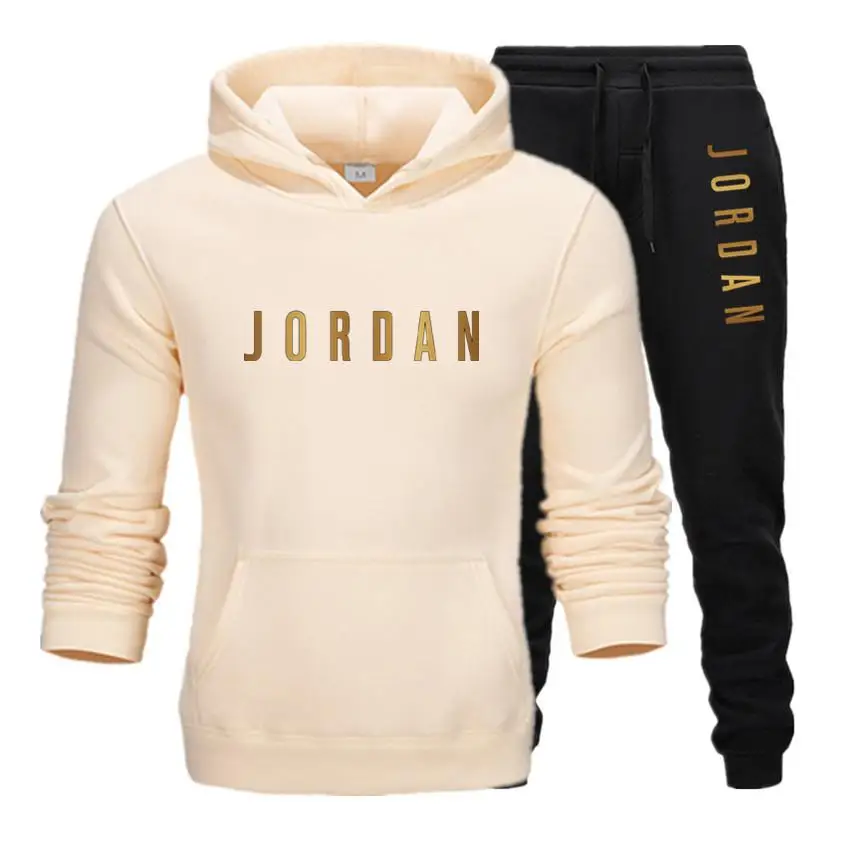 

Traje deportivo con capucha y pantalones para hombre, ropa deportiva informal con capucha