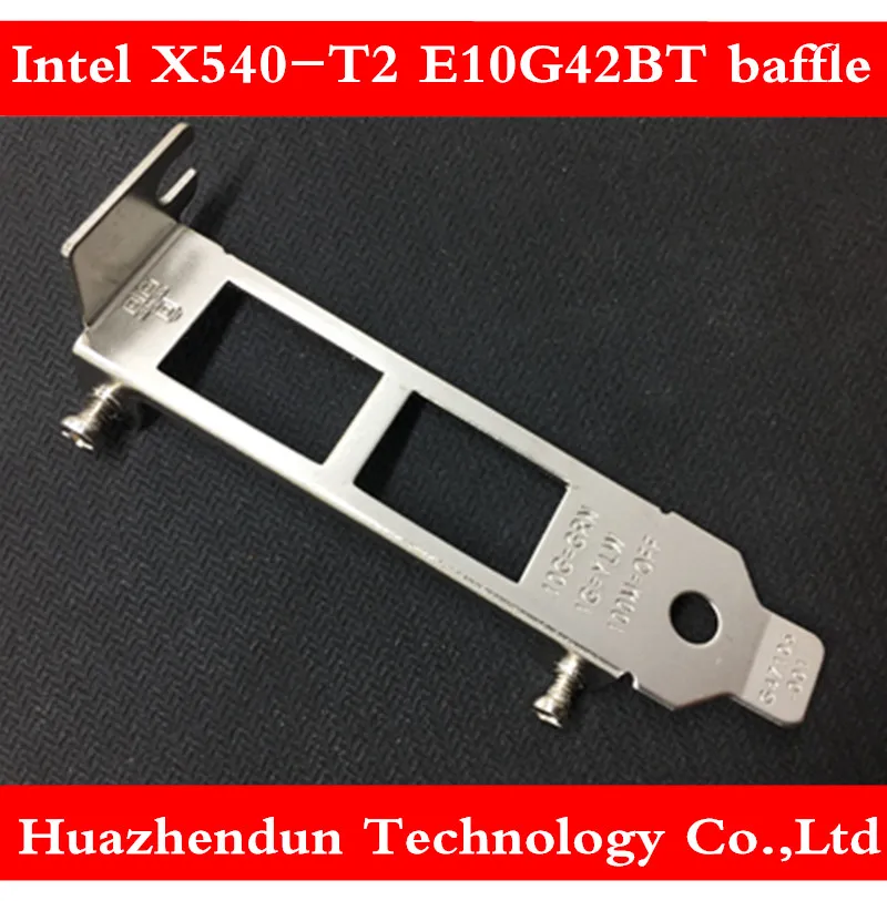 Intel X540-T2 E10G42BT 10G NIC 2U half-height bezel short block baffle 10pcs free shipping | Компьютеры и офис