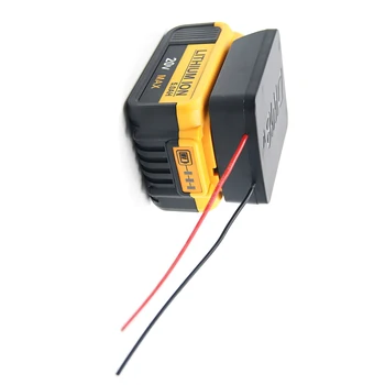 

Portable Battery Adapter Work with DeWALT 20v Max Li-ion Batteries 18V Dock Power Connector 12 Gauge Wire Power Tool Accessories