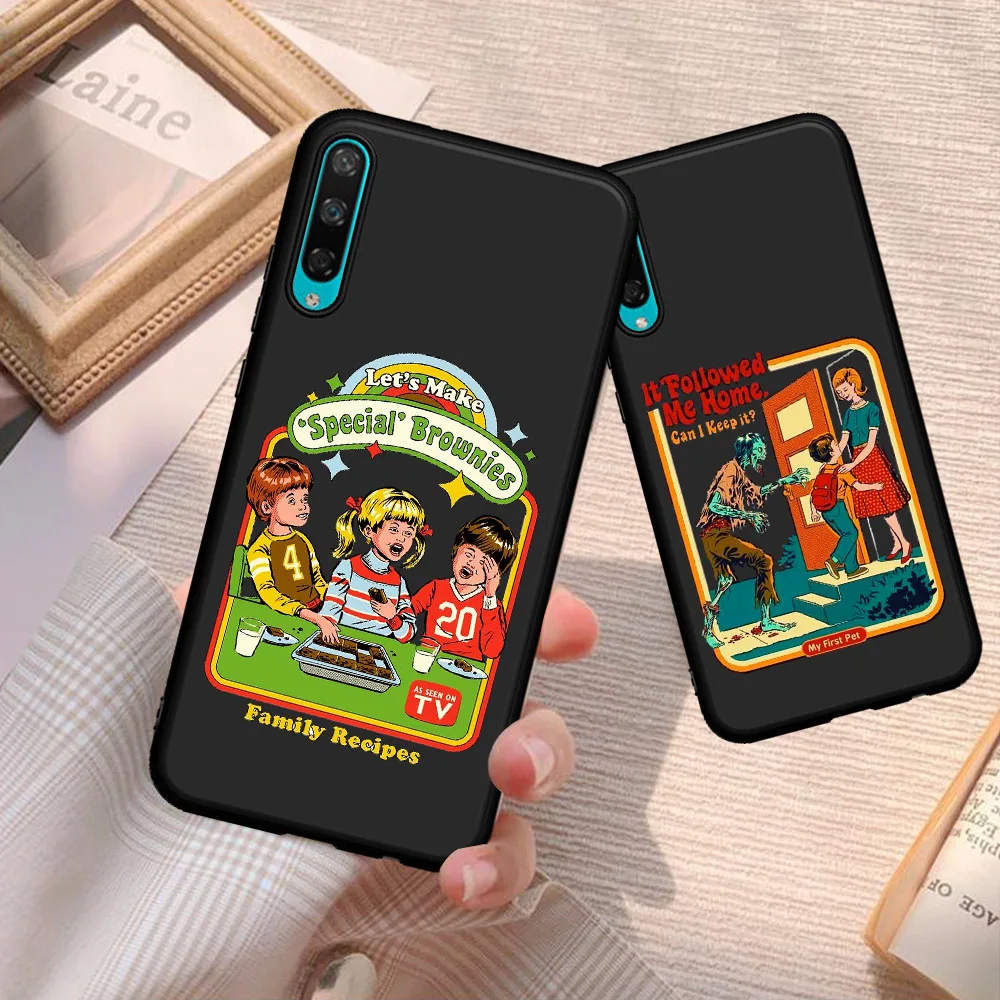 

Halloween Funny Satan Vintage Let's Summon Demons Case for Huawei Honor 8A 8S 8X 9Lite 9X Case Honor 20Pro 20i V20 Phone Cover