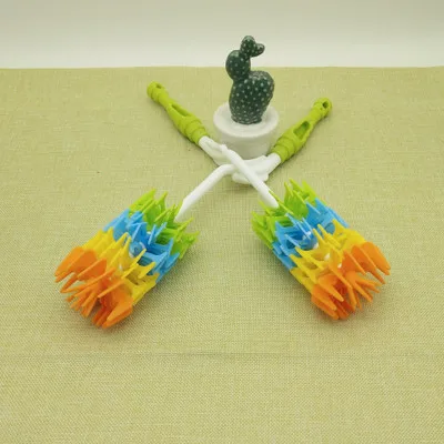 Sponge Plastic Glass Milk Water Newborn Baby Bottle Brushes Feeding Nipple Straw Mother Kids Products Cleaner Tool Baby Milk