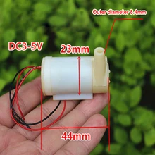 Aliexpress - Used 72-96L/H Micro Mini Submersible Pump DC 3V-5V 3.7V 4.2V  Water Pump Powered By Mobile Phone Charger USB 0.3-0.8m