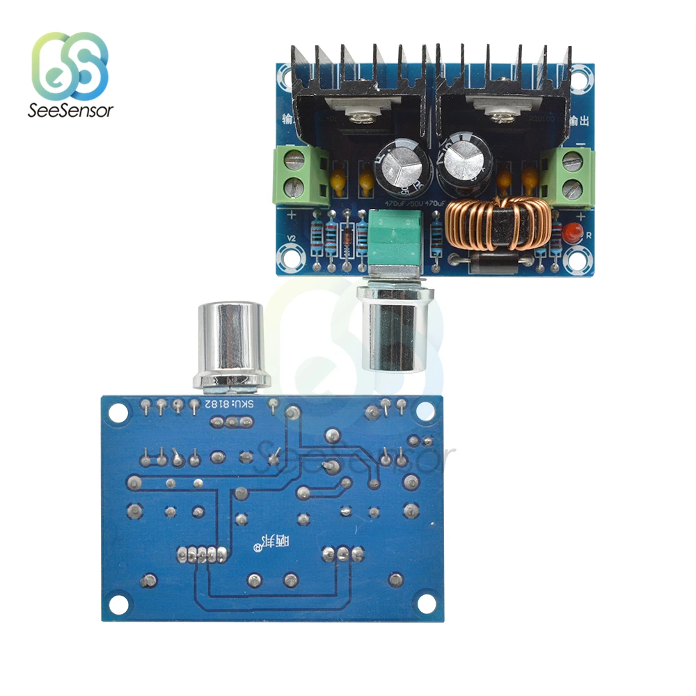 Макс 8A 200W DC модуль ldo понижающего преобразователя Питание XL4016 ШИМ регулируемый 4