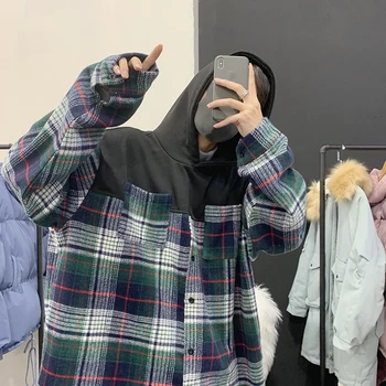 

2019 Winter New Korean Version Of The European And American Style Casual Loose Thick Section Coat Large Size Jacket