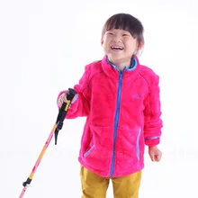 Стиль; сезон осень-зима; Детский кардиган из флиса; уличная детская толстовка из кораллового флиса; теплая плотная теплая куртка