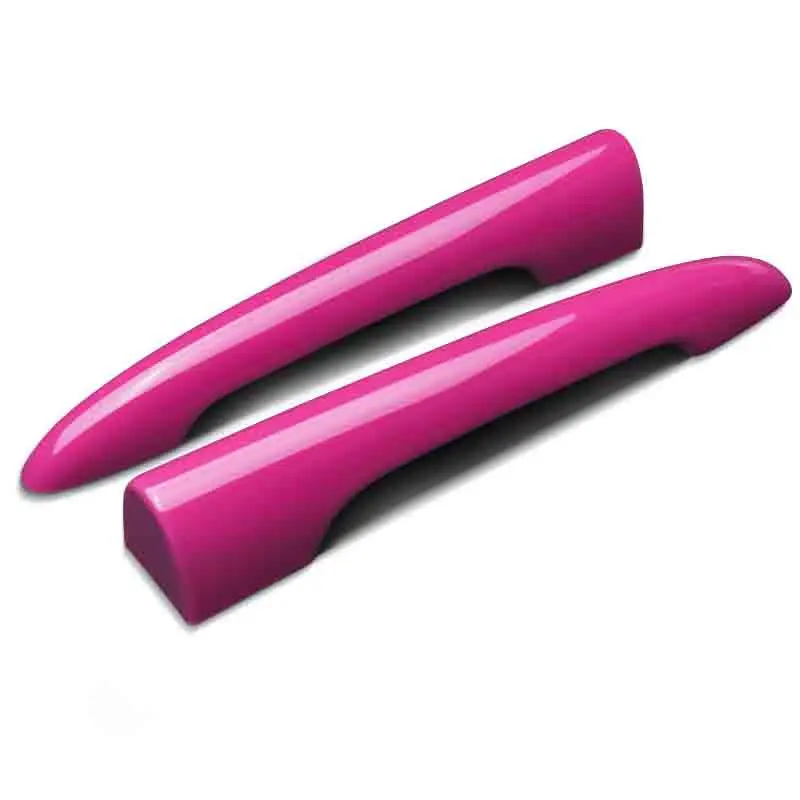 Pink 1 пара Юнион Джек задняя дверная ручка грузовика покрывает Украшение Наклейка для MINI Cooper JCW R55 Clubman автомобиль Стайлинг Аксессуары - Название цвета: Pink